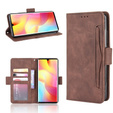 Klapkové puzdro pre Xiaomi Mi Note 10 Lite, Card Slot, hnedé