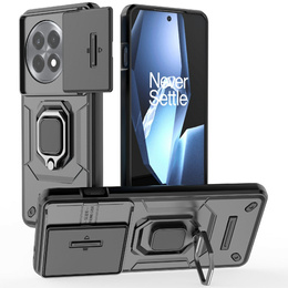 Puzdro pre OnePlus 13R, KickStand Camera Lens, čierne