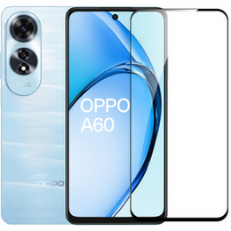 3D tvrdené sklo pre Oppo A60, čierny rám
