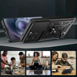 Obal na mobil pre Motorola Moto G86 5G, CamShield Slide, čierne