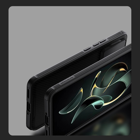 Puzdro pre Xiaomi 13T/13T Pro, pancierované Nillkin, CamShield Pro, čierne