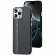 Puzdro pre iPhone 16 Pro Max, Carbon Fiber MagSafe, čierne