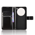 Klapkové puzdro pre Vivo X200 Pro 5G, Crazy Horse Wallet, čierne