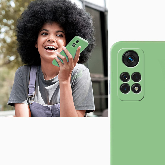 Obal na mobil pre Xiaomi Redmi Note 11 Pro 4G, Silicone Lite, mätové