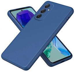 Obal na mobil pre Samsung Galaxy M55 5G, Silicone Lite, tmavomodrá