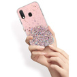 Obal na mobil pre Samsung Galaxy A20E, Glittery, ružové