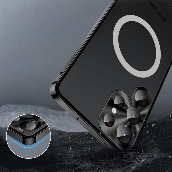 Ochranné puzdro na fotoaparát pre Samsung Galaxy S25 Ultra, CamShield MagSafe, čierne