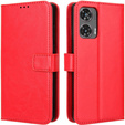 Klapkové puzdro pre Motorola Moto G85, Crazy Horse Wallet, červené