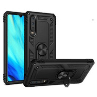 Pancierované obal na mobil pre Huawei P30, Nox Case Ring, čierne