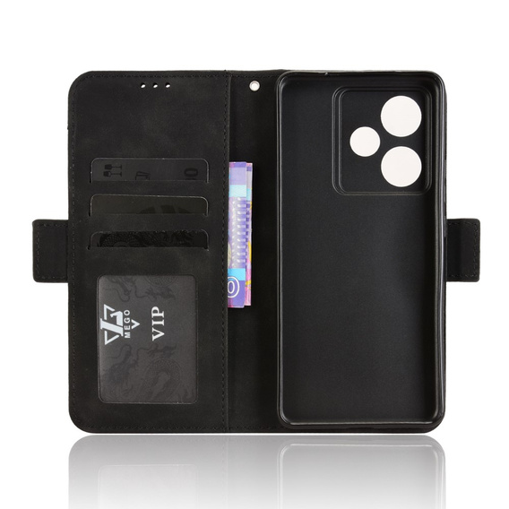 Klapkové puzdro pre Realme GT 7 / 7T, Card Slot, čierne