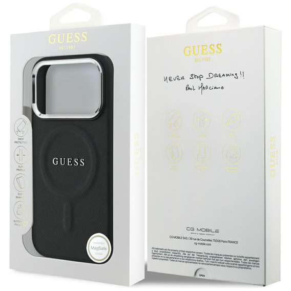 Ochranné puzdro GUESS Classic Logo pre MagSafe pre iPhone 17 Pro
