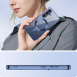 Puzdro pre Samsung Galaxy A26, Electro MagSafe, tmavomodré + sklo na displej
