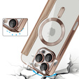 Klapkové puzdro pre iPhone 16 Pro Max, RFID Wallet MagSafe CamShield, zlaté
