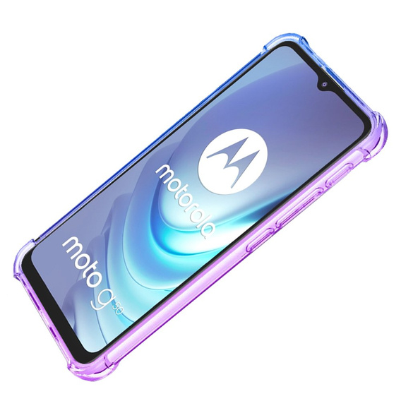 Puzdro pre Motorola Moto G50, Gradient Dropproof, modré