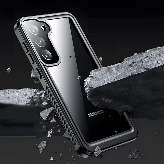Vodotesné puzdro IP68 pre Samsung Galaxy S23, čierne