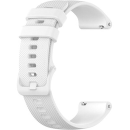 Pasek Silikonowy 18mm do Garmin Vivomove 3S / Vivoactive 4S, White