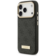 Puzdro GUESS 4G Logo Plate MagSafe pre iPhone 17 Pro