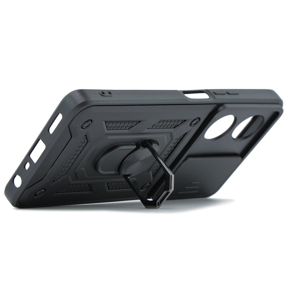 Obal na mobil pre Oppo A38 4G / Oppo A18 4G, CamShield Slide, čierne