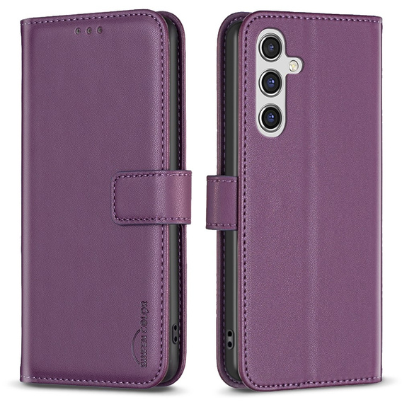 Klapkové puzdro pre Samsung Galaxy A55 5G,BINFEN Wallet, fialové