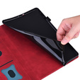 Puzdro pre Xiaomi Redmi Pad Pro / Xiaomi Poco Pad, Classic, s priestorom pre stylus, červené