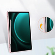 Puzdro pre Samsung Galaxy Tab S9 FE+ Plus, Smartcase Hybrid, so slotom na stylus, ružové
