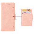 Klapkové puzdro pre Oppo Reno 13F / Oppo Reno 13FS, Card Slot, ružové