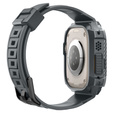 Pasek z etui Spigen do Apple Watch 4/5/6/7/8/SE 44/45mm, Rugged Armor Pro, Szary