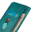 Obal na mobil pre Motorola Edge 30 Neo, Wallet Litchi Leather, zelený