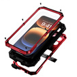 Obrnené puzdro pre iPhone 16 Pro, R-JUST, červené