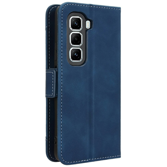 Klapkové puzdro pre Infinix Hot 50 Pro+ 4G, Card Slot, tmavomodré