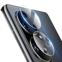 Tvrdené sklo na fotoaparát pre Huawei P50 Pro, modré