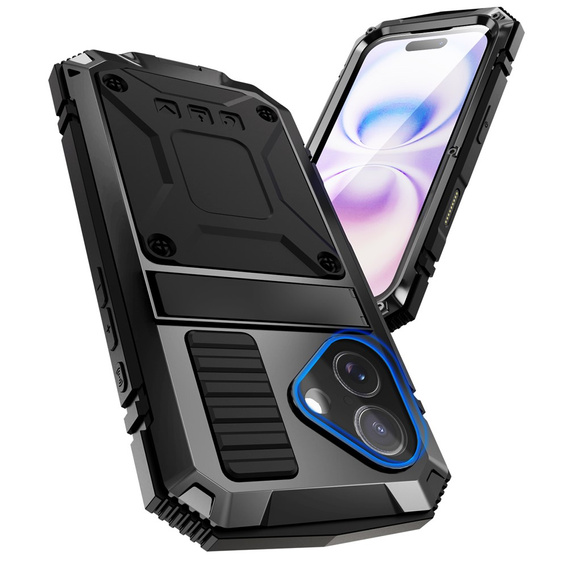 Puzdro R-JUST s podstavcom a integrovaným sklom pre iPhone 17