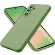 Obal na mobil pre Samsung Galaxy A56 5G, Silicone Lite, zelený