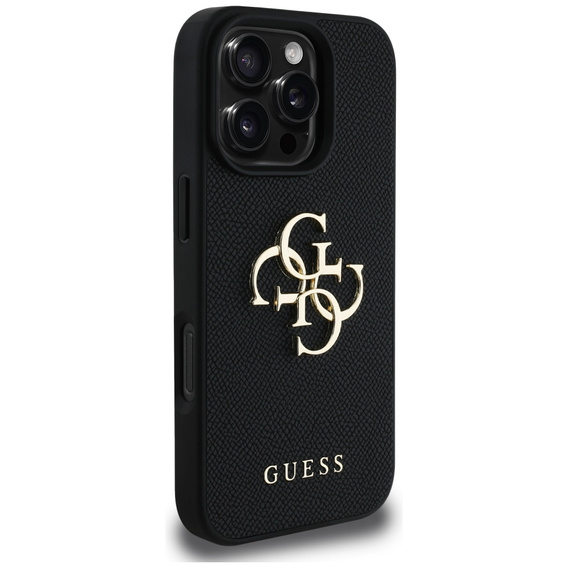 Puzdro GUESS Grained Big 4G a Classic Logo pre iPhone 16 Pro