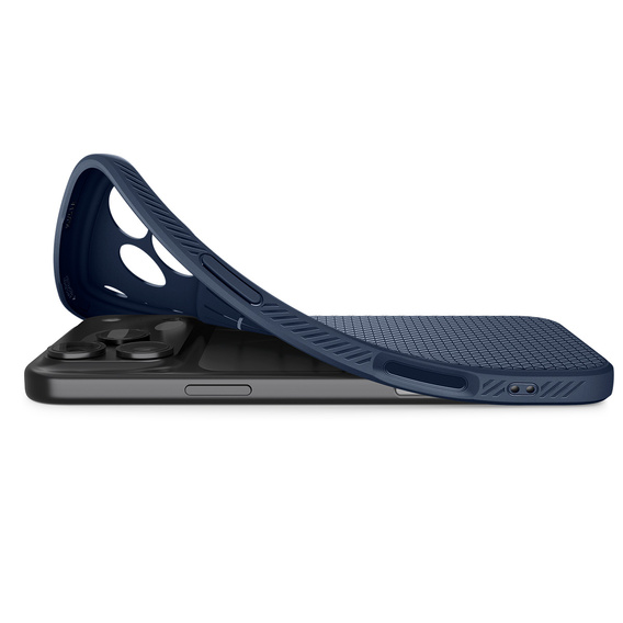 Puzdro Spigen Liquid Air pre iPhone 17 Pro Max, námornícka modrá