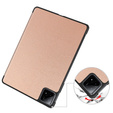 Puzdro pre Xiaomi Pad 6S Pro 12.4, Smartcase, ružové rose gold