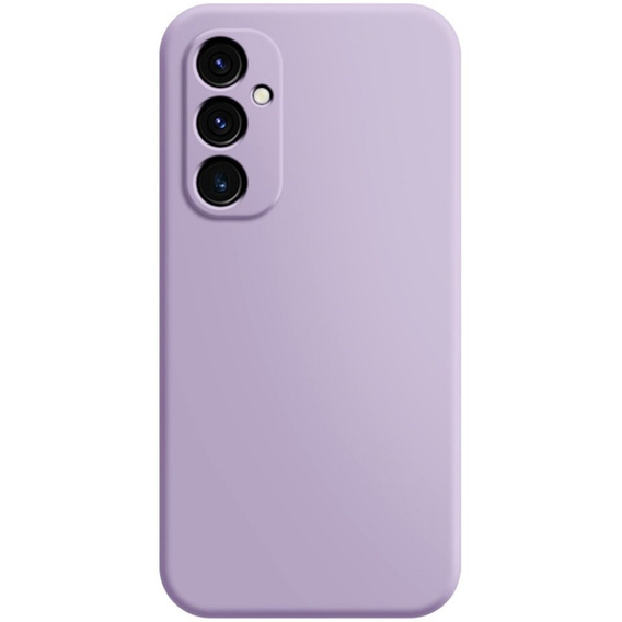Puzdro pre Samsung Galaxy A25, Silicone Lite, fialové + sklo 9H