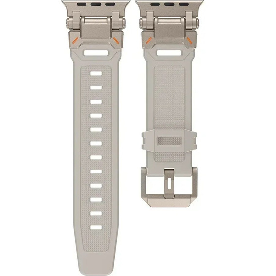 ERBORD ProTech remienok pre Apple Watch 1/2/3/4/5/6/7/8/9/SE/Ultra/Ultra 2 42/44/45/49MM, biely