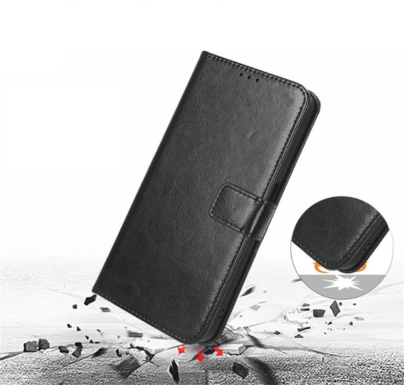 Puzdro Crazy Horse Wallet flip pre OnePlus 15R