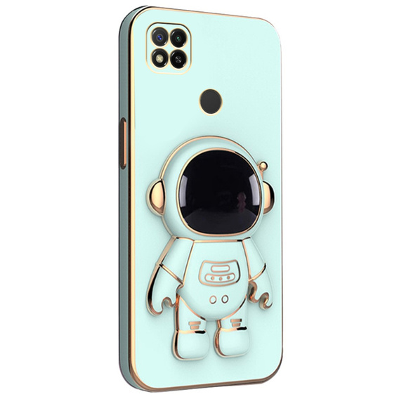 Obal na mobil pre Xiaomi Redmi 9C, Astronaut, zelený