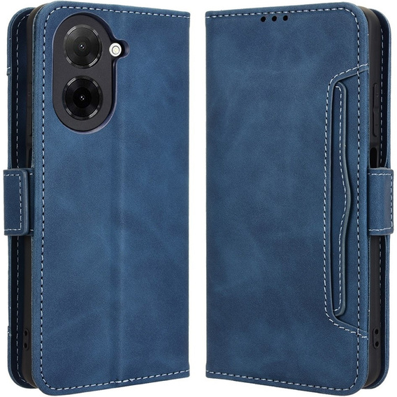 Klapkové puzdro pre Xiaomi Redmi A5, Card Slot, tmavomodré