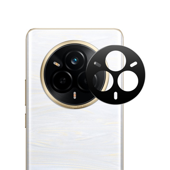 Tvrdené sklo na fotoaparát pre Realme 14 Pro+ 5G, čierne