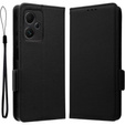 Klapkové puzdro pre Xiaomi Redmi Note 12 5G / POCO X5 5G, Wallet Litchi Magnet, čierne