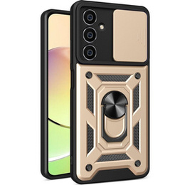 Obal na mobil pre Samsung Galaxy A05s, CamShield Slide, zlaté