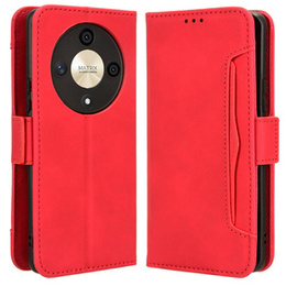 Klapkové puzdro pre Honor Magic 6 Lite 5G, Card Slot, červené