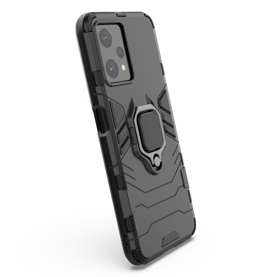 Obal na mobil pre Realme 9 Pro / OnePlus Nord CE 2 Lite 5G, Kickstand Ring, čierne