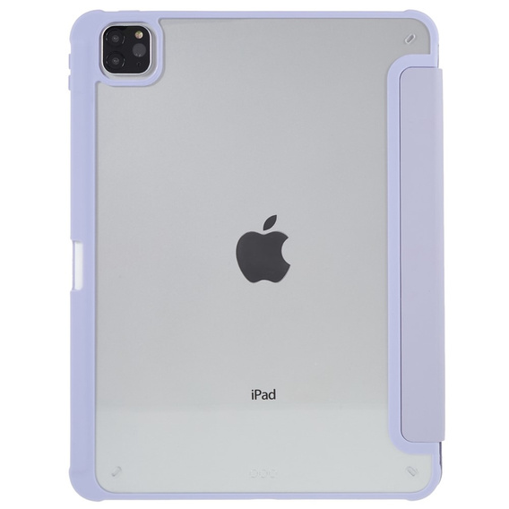 Puzdro pre iPad Pro 11 2022 / 2021 / 2020 / 2018, Smartcase Hybrid, so slotom na stylus, fialové