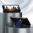 Puzdro pre Samsung Galaxy A55 5G, Card Holder Kickstand, čierne