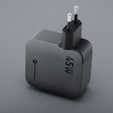 Sieťová nabíjačka Forcell F-Energy 45 W GaN s káblom USB-C