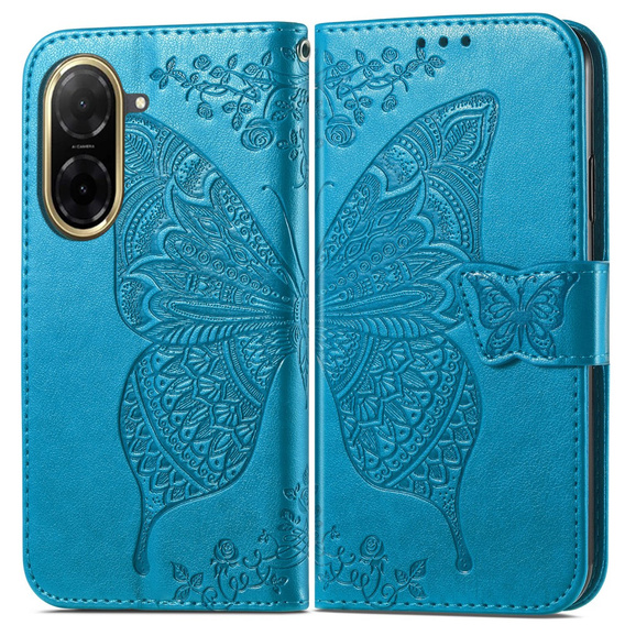Klapkové puzdro pre Xiaomi Redmi A5, Butterfly, modré